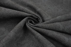 Reststück: 1,50m - Baumwolle Stretch Jacquard Schlangenoptik anthrazit