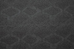 Reststück: 1,50m - Baumwolle Stretch Jacquard Schlangenoptik anthrazit