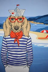 Panel Canvas Maritim Dogs
