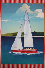 Panel Canvas Seegelboote