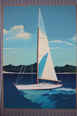 Panel Canvas Seegelboote