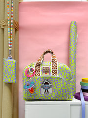 Kunstleder Happy Collection Leo by Cherry Picking - 642 flieder/kiwi
