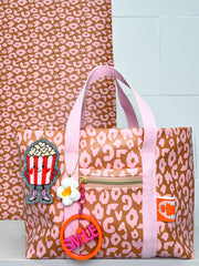 Kunstleder Happy Collection Leo by Cherry Picking - 712 braun/rosa