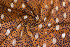 Chiffon Stoff Golden Sprinkles