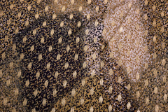 Chiffon Stoff Mixed Golden Leo