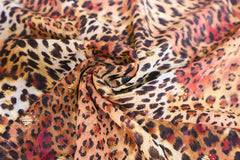 Chiffon Stoff Warm Golden Leo