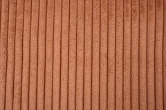 Reststück: 0,70 m - Cordsamt terrakotta