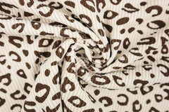 Rippen Cordstoff Luisa Animal Look - natur