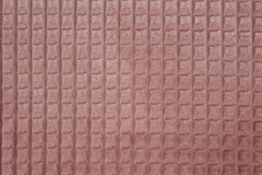 Reststück 1,40m - Deko Velours Squares altrosa