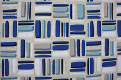 Reststück 1,50m - Dekostoff Blue Art