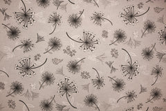 Reststück:1,80m -Dekostoff Pusteblumen paula sand