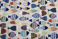 Dekostoff Colorful Fish