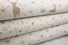 Gobelin Golden X-Mas Sternchen - creme