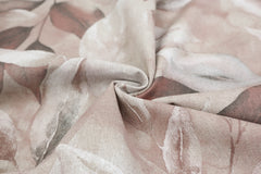 Dekostoff White Leaves