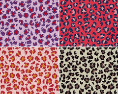 Double Gauze Musselin Colour Leoprint