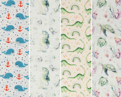Double Gauze Musselin Thea Animals