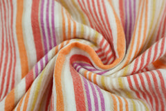 Double Gauze Musselin Bunte Streifen