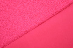 Doubleface Teddy Fleece Mira - neonpink
