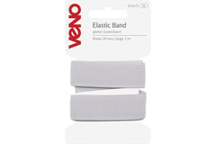 Elastic Band VENO 20 mm, 1 m, weiß