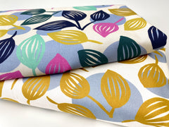 Canvas Dots & Leaves by Emjo Design