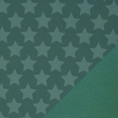 Reststück: 1,70m - Softshell Sterne smaragd