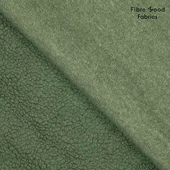 Teddy Stoff Uni by Fibre Mood -  grün