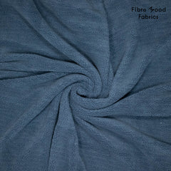 Teddy Stoff Uni by Fibre Mood -  jeansblau