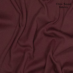 Bündchen Stoff Uni by Fibre Mood - kastanie