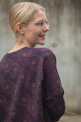 French Terry Pompom Dahlie Fräulein von Julie