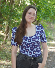 Viskosejersey Happy Flowers by Cherry Picking