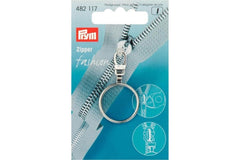 Fashion-Zipper Ring PRYM, silberfarbig
