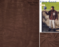 Teddy Stoff Uni by Fibre Mood -  dunkelbraun