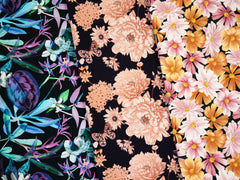 Modal French Terry Flowers