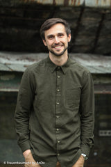 Baumwollflanell Hudson HW 25/26 - 1768 khaki