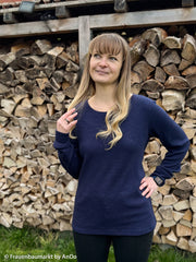 Merino Strickstoff - 1596 marine