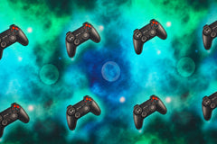Reststück: 0,90m French Terry Game Controller