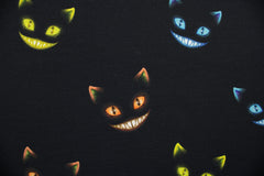 French Terry Digital Grinsekatze