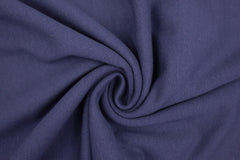 Reststück : 0,95m Sweatshirt Stoff uni marine