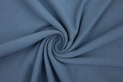 Reststück : 1,30m - French Terry  uni jeansblau
