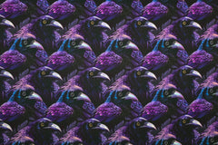 French Terry Digital Eyes on You - Raven