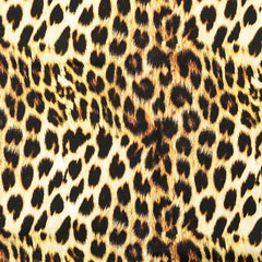 French Terry angeraut Digital Animal Look - beige