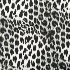 French Terry angeraut Digital Animal Look - grau
