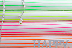 French Terry Light Neon Stripes