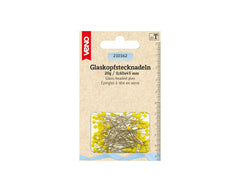 20g Glaskopfstecknadeln VENO gelb 0,60 x 45 mm - 210162