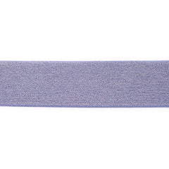 Gummiband Silber Glitzer 50mm