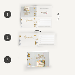 Gutschein Geburtstag Faltvariante