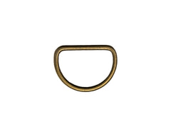 4 Halbrundringe VENO 30 mm, silber/altgold - 196975