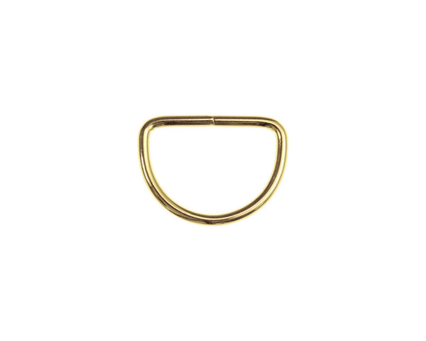 2 Halbrundringe VENO 40 mm gold - 190155