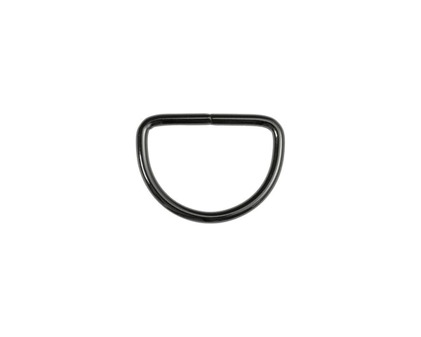 2 Halbrundringe VENO 40 mm gunmetal - 190156
