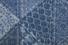 Half Panama Digital Jeansoptik